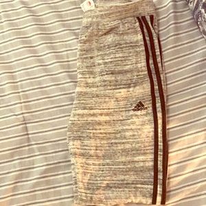 adidas slim fitting sweats.